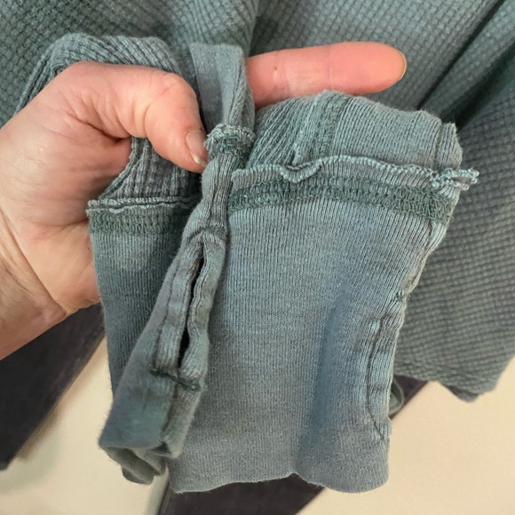 Free People Drop Thermal Slouchy Fit Long Sleeved Top - Picture 7 of 9